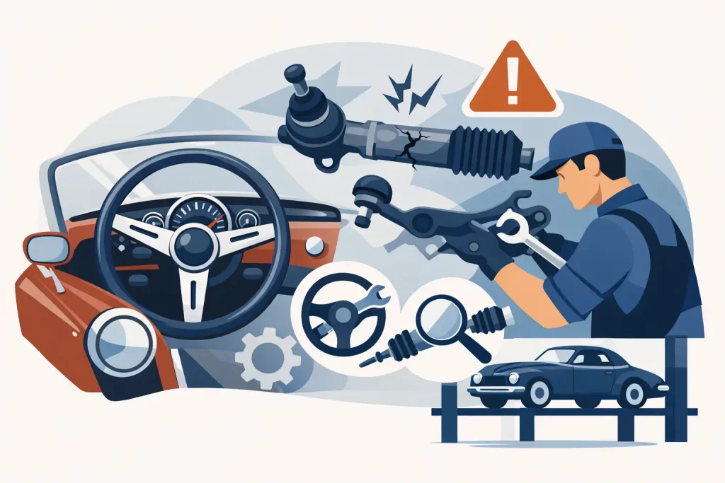 Classic Car Steering Faults and Specialist Repair
