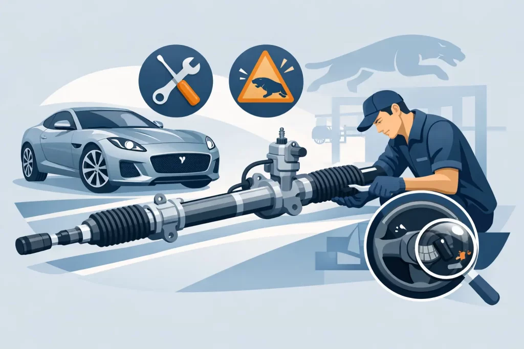 Jaguar Steering Rack Repair Faults and Fixes