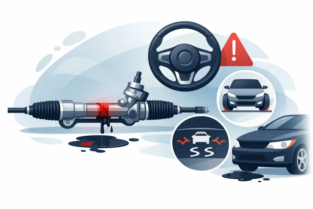 Leaking Steering Rack Symptoms You Shouldn't Ignore