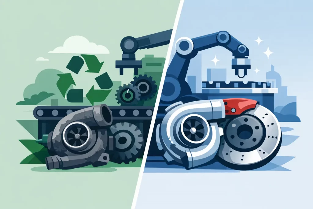 Remanufactured Versus New Parts