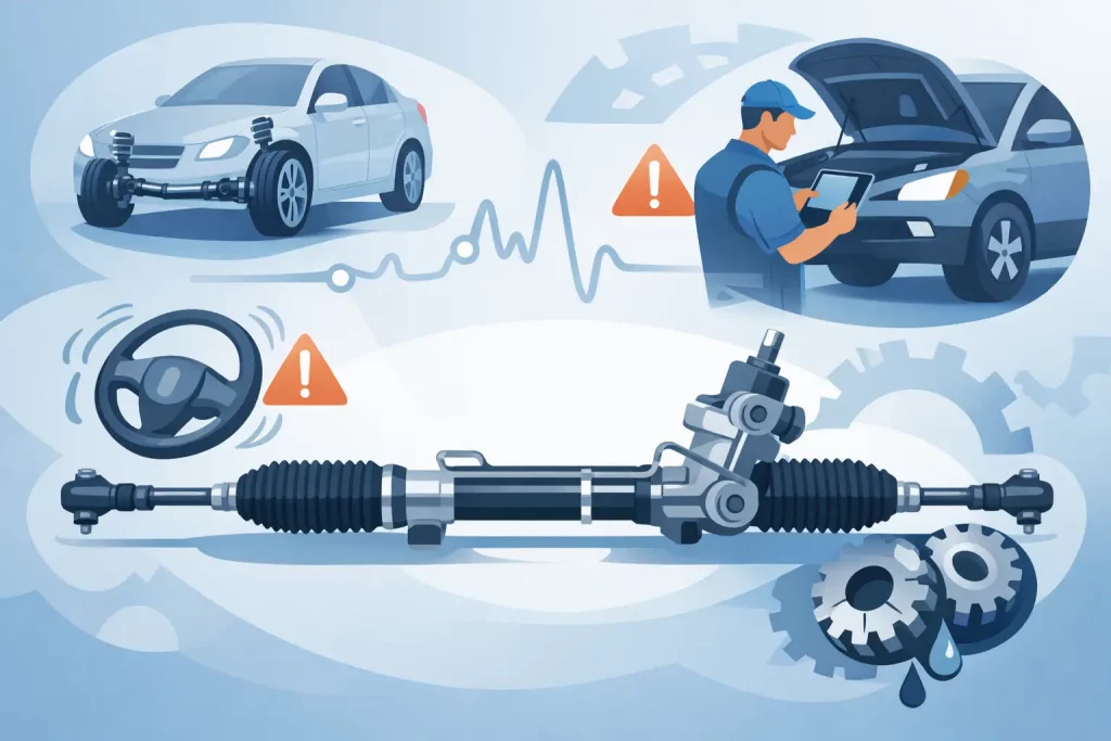 Steering Rack Faults: Symptoms, Causes and Repair