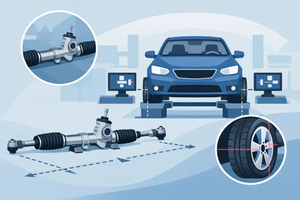 Why Wheel Alignment After Rack Replacement Matters