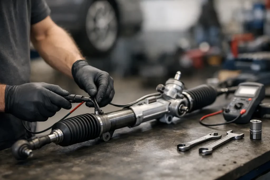 How to Test a Steering Rack for Common Faults