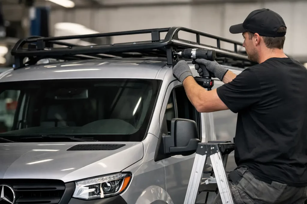 Mercedes Sprinter Rack Repair Example Explained