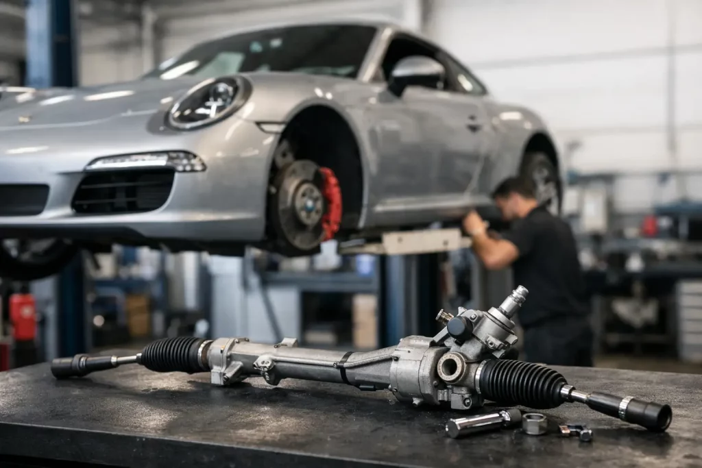 Porsche 911 Steering Rack Faults and Repairs