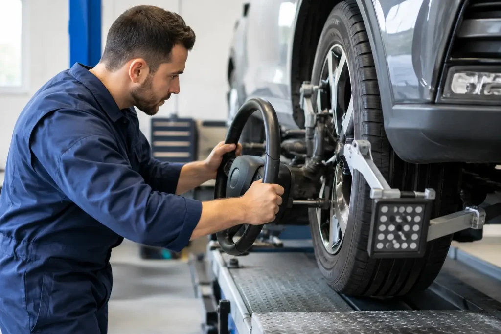 How Garages Assess Steering Play Accurately