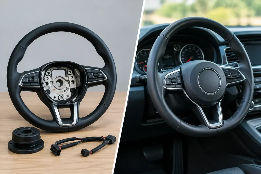 Supply Only Versus Fitted Steering Options