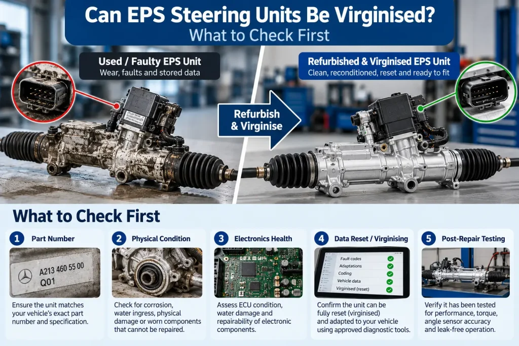 Can EPS Steering Units Be Virginised? What to Check First’