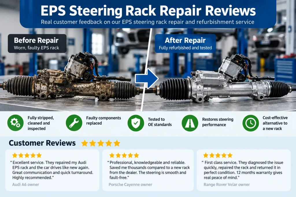 EPS Steering Repair Reviews: What Good Evidence Looks Like